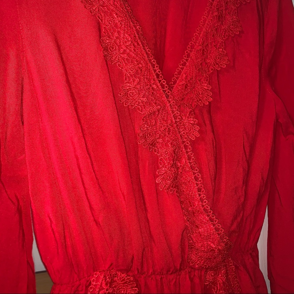 RED ROMPER - Picture 2 of 5